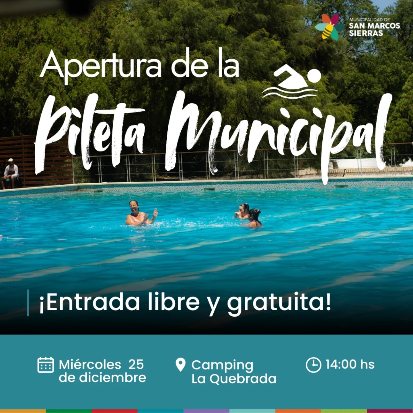 Gran apertura de la Pileta Municipal!