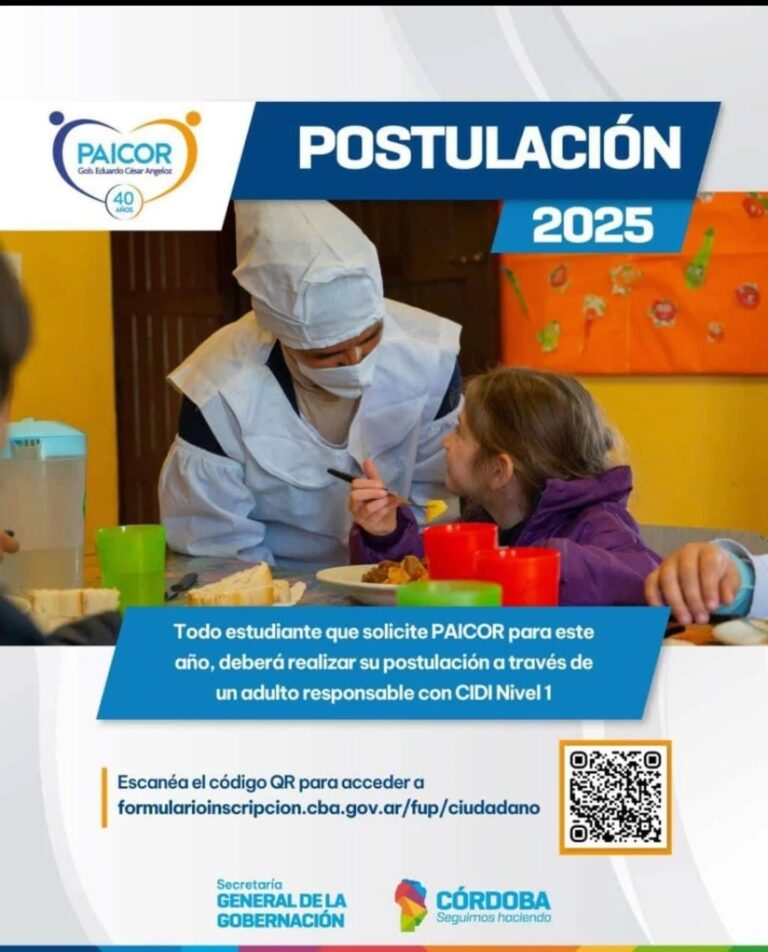 Postulación Paicor 2025