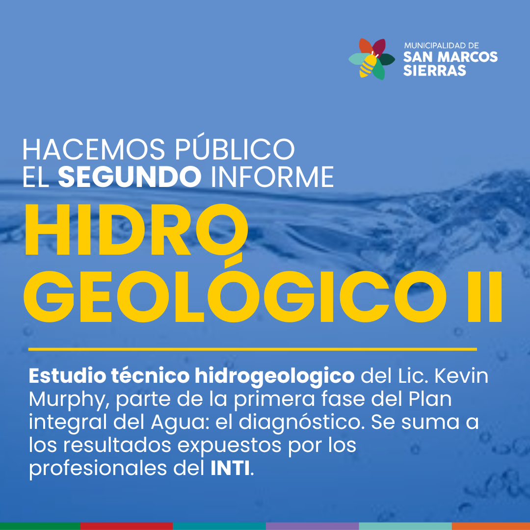 Avance en Nuevas Obras Hidrogeológicas para Garantizar el Abastecimiento de Agua Potable.