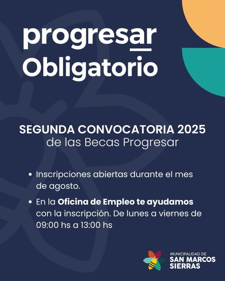 Se encuentra abierta la inscripción para la Primera Convocatoria 2025 de las Becas Progresar.