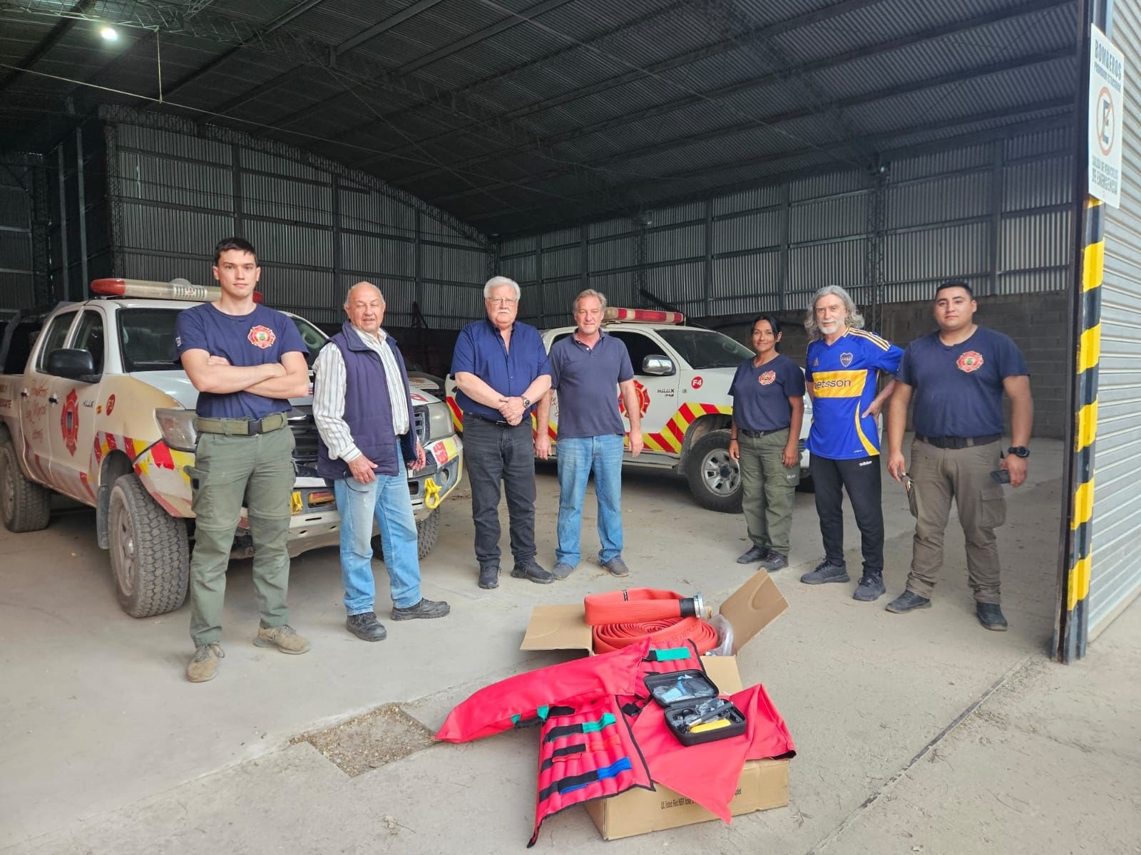 Aportes solidarios para fortalecer el trabajo de los Bomberos Voluntarios de San Marcos Sierras