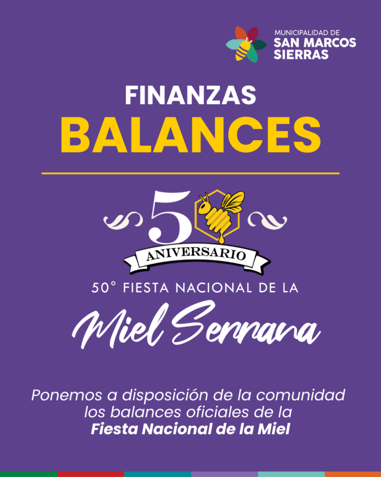 Presentación del Balance Fiesta Nacional de la Miel 2026 – 50° Aniversario