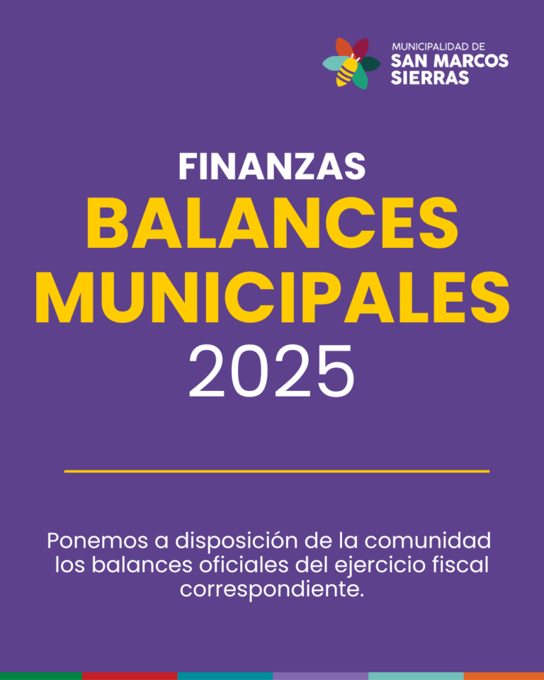 Transparencia y gestión responsable: nuevos balances municipales disponibles​