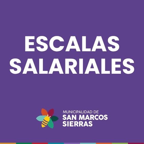 Escalas salariales del personal municipal