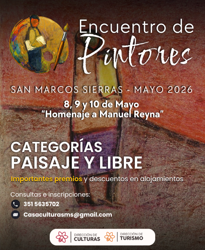 El Encuentro de Pintores de San Marcos Sierras fue reconocido por la Legislatura de Córdoba