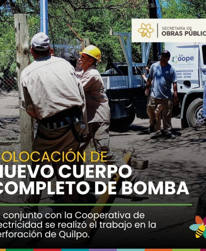 Colocación de nuevo cuerpo de bomba