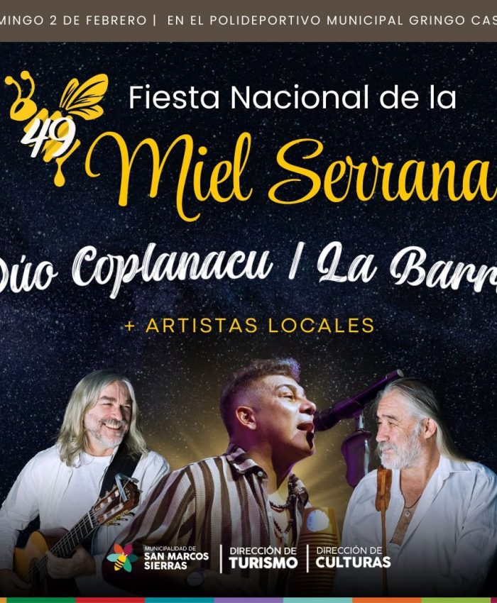 ¡Se viene la 49 Fiesta Nacional de la Miel Serrana!
