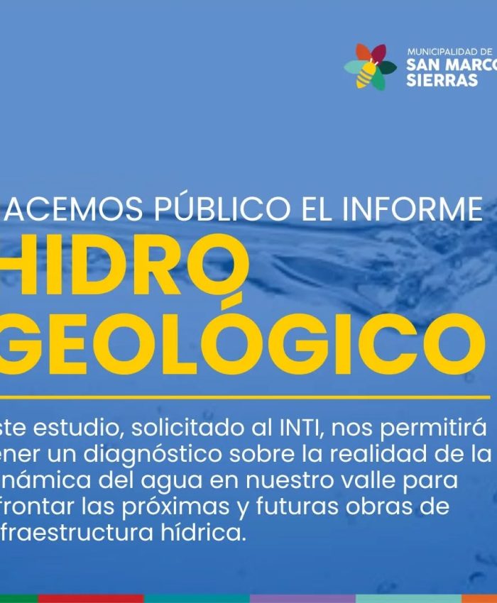 Diagnóstico Hidrogeológico en San Marcos Sierras