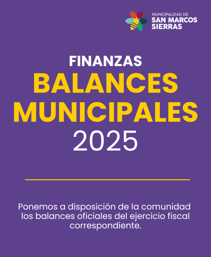 Transparencia y gestión responsable: nuevos balances municipales disponibles​