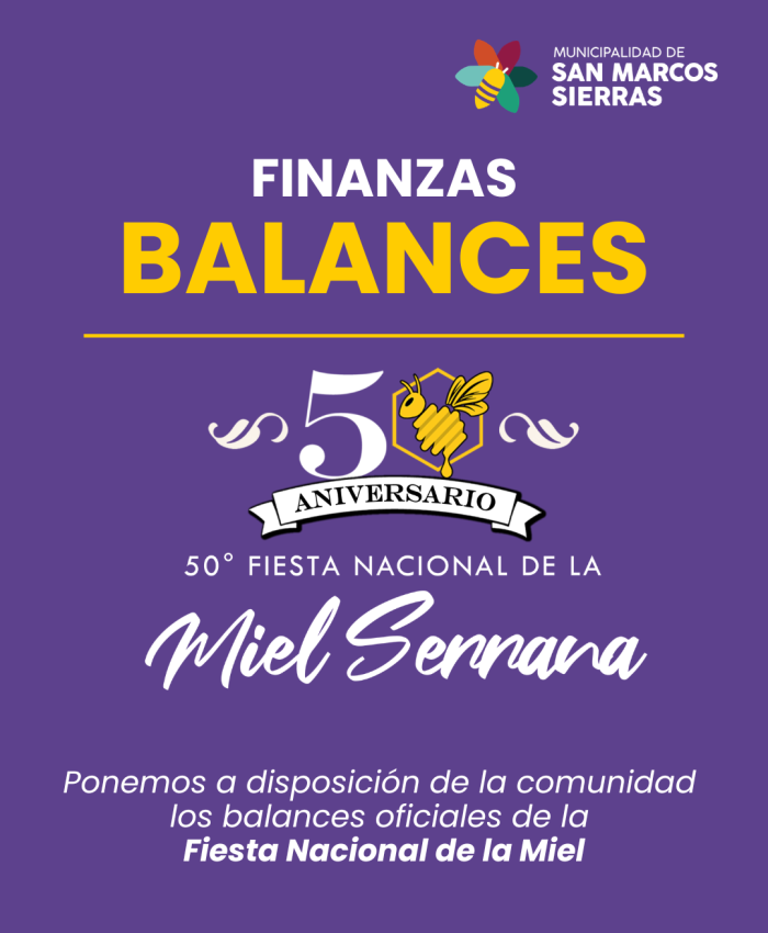 Presentación del Balance Fiesta Nacional de la Miel 2026 – 50° Aniversario