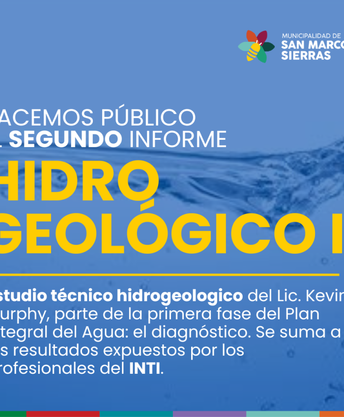 Avance en Nuevas Obras Hidrogeológicas para Garantizar el Abastecimiento de Agua Potable.