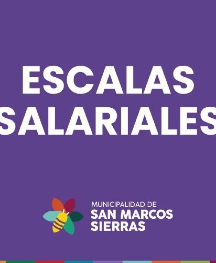 Escalas salariales del personal municipal